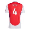 Maillot de Supporter Arsenal Ben White 4 Domicile 2024-25 Pour Enfant